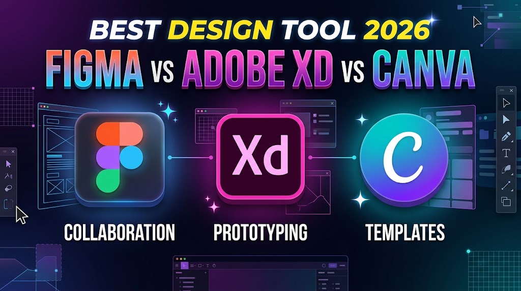 Best Design Tool 2026 Figma Vs Adobe Xd Vs Canva