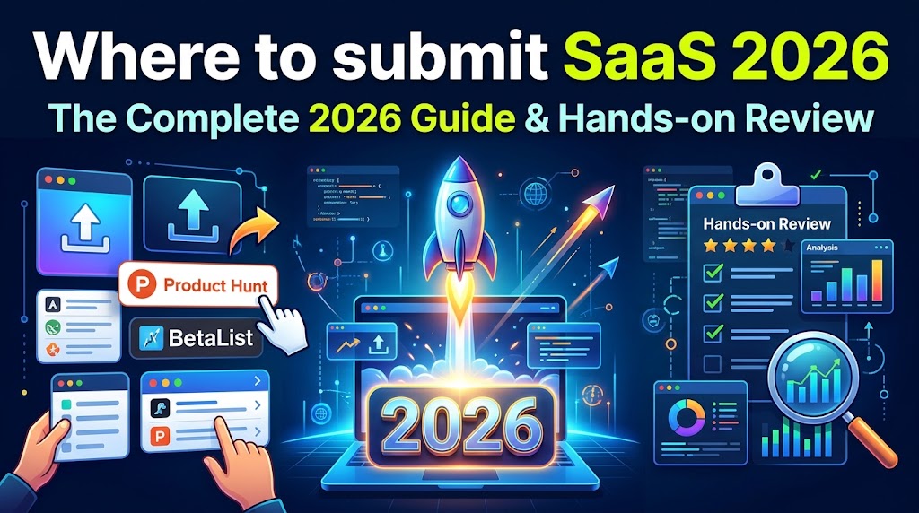Where to submit SaaS 2026: The Complete 2026 Guide & Hands-on Review